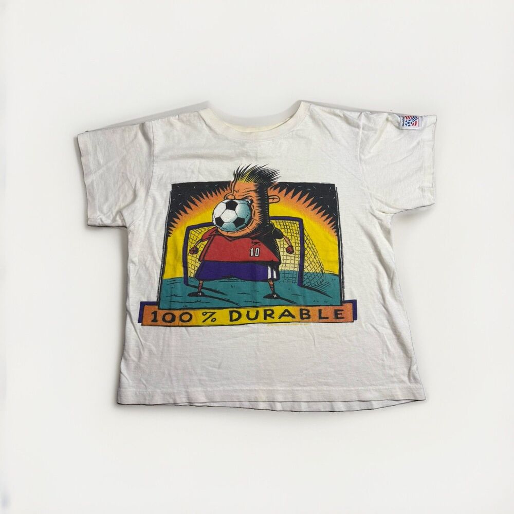 Vintage Single Stitch 1994 World Cup Graphic T Shirt